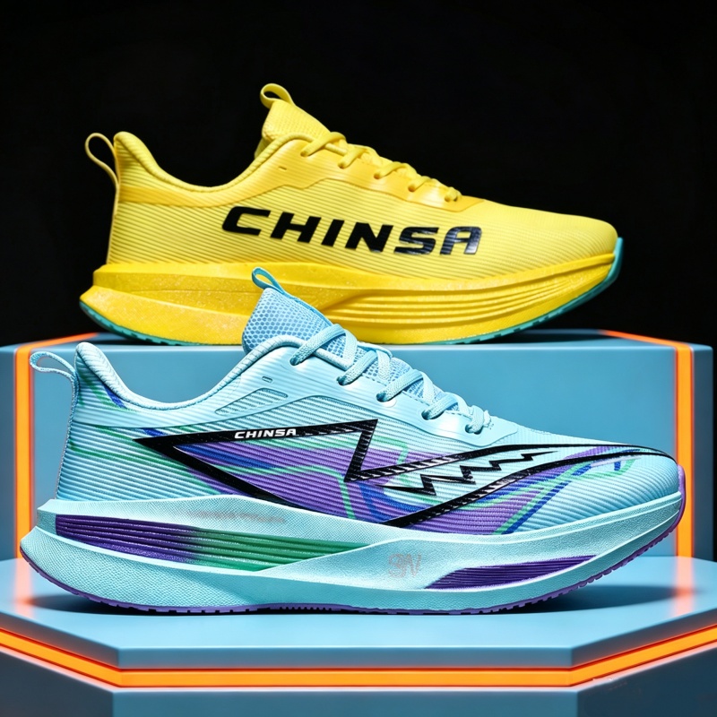 Breathable Mesh Athletic Shoes - Athletic Running Shoes Men Carbon Plate