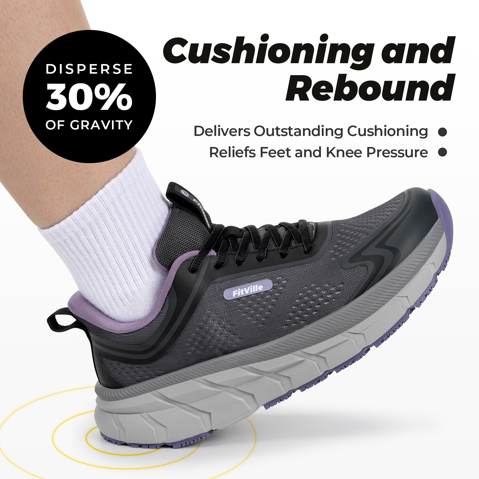 Fitville Women's Sports Shoes  - Wide Toe Box Running Sneakers ulasan dan harga