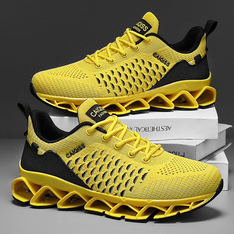 Casual Sneakers Mens Shock-abs - Shock Absorbing Gym Trainers ulasan dan harga