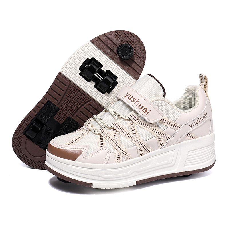 Four-Wheeled Automatic Retract - Running Shoes ulasan dan harga