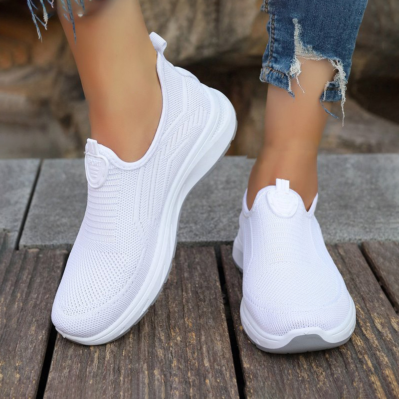 Women's Casual Slip-On Athleti - Breathable Mesh Athletic Shoes ulasan dan harga