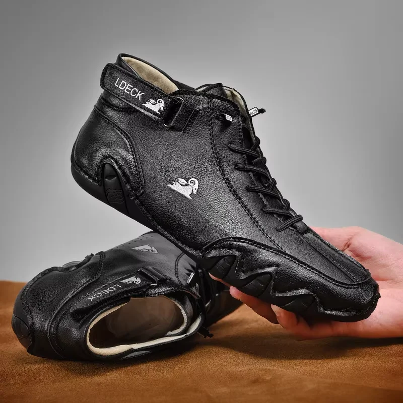 Men's Loafers Anti Slip Fashio - Waterproof Goretex Running Shoes ulasan dan harga