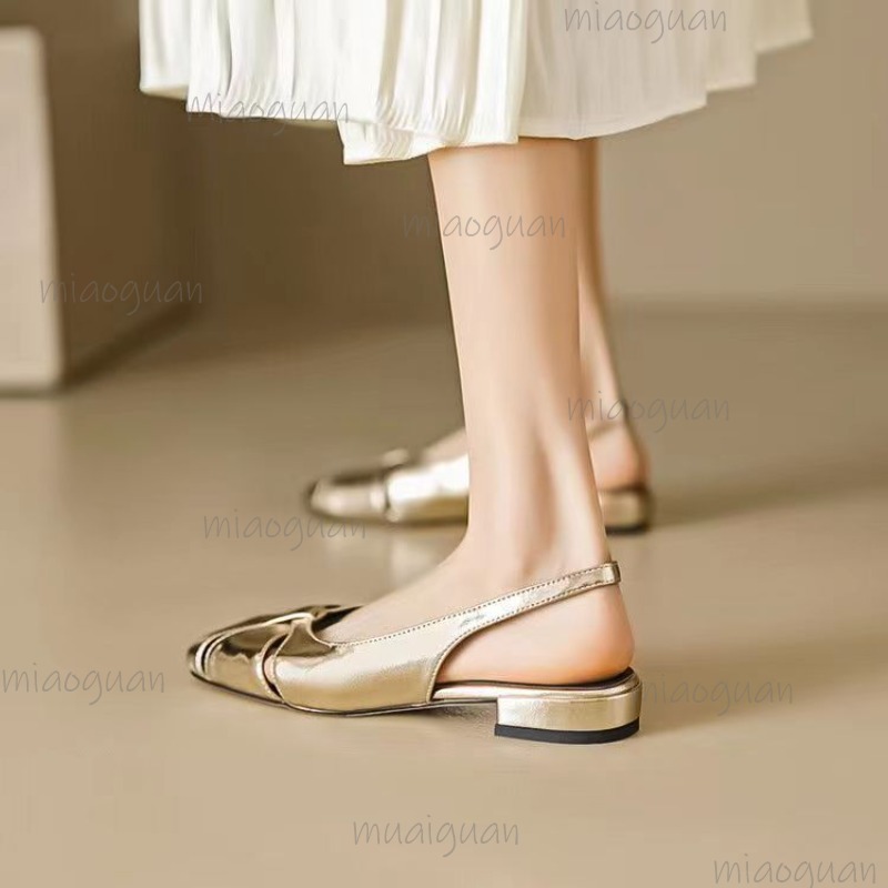 Cover Toe Low Heel Pumps Women - Sandals ulasan dan harga