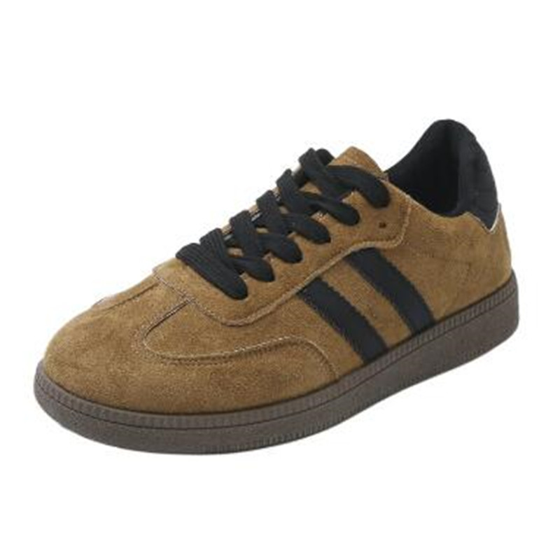 New Retro Round Head Soft Leat - Sneakers ulasan dan harga