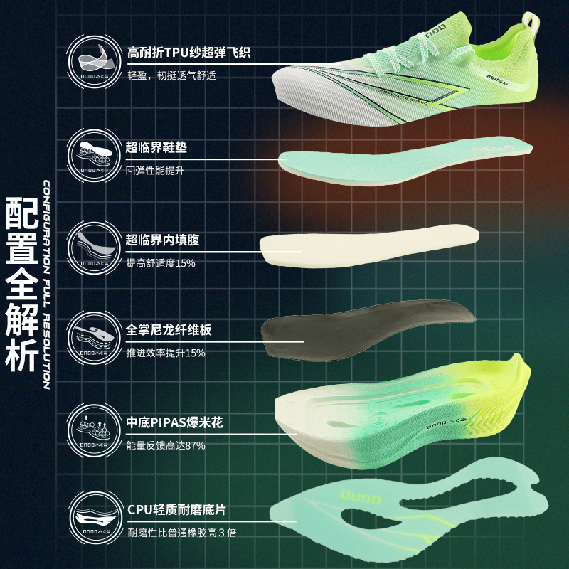 Men's Full-Length Nylon Carbon - Carbon Plate Marathon Racing Shoes ulasan dan harga